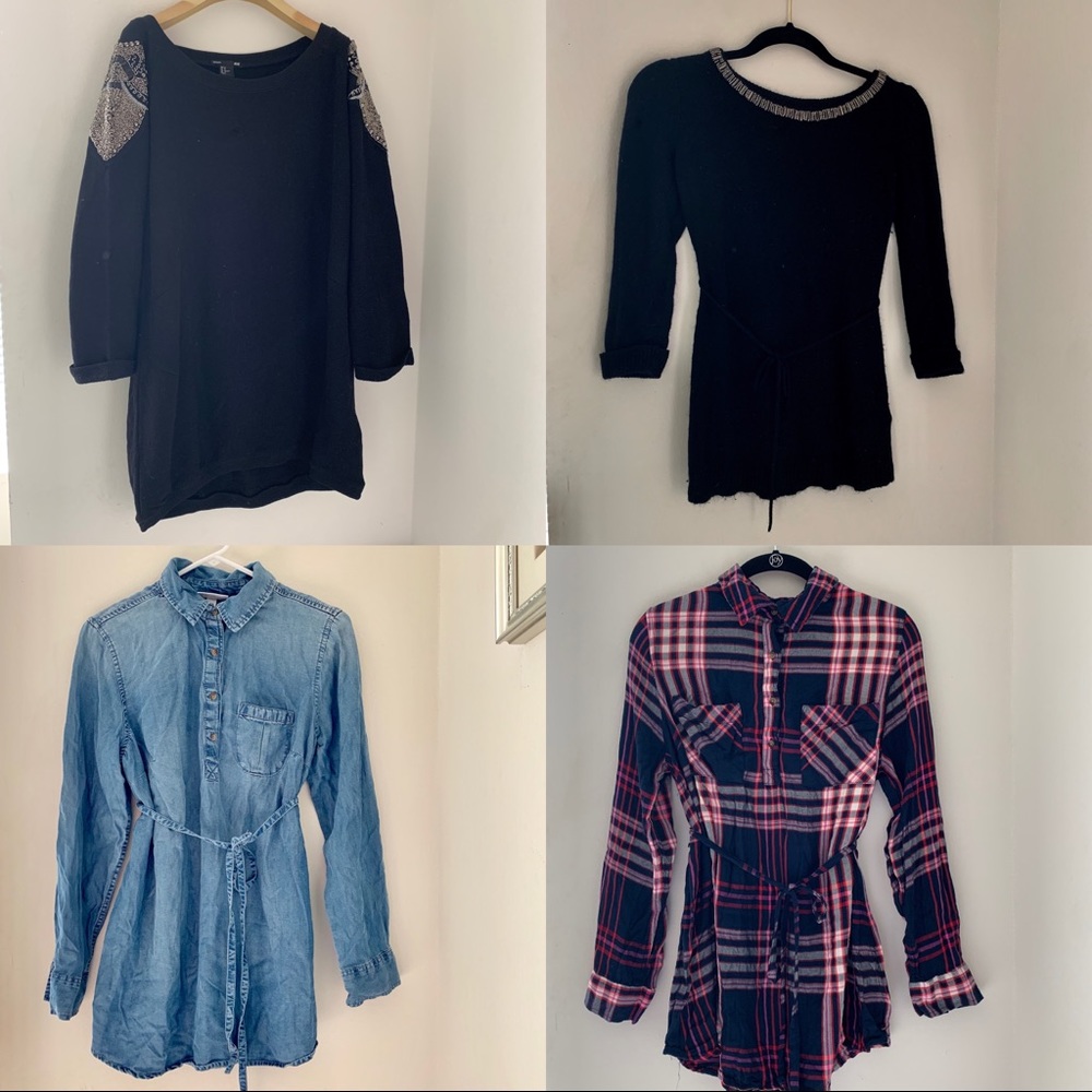 9-piece maternity bundle. Size SMALL Tunics & tops
